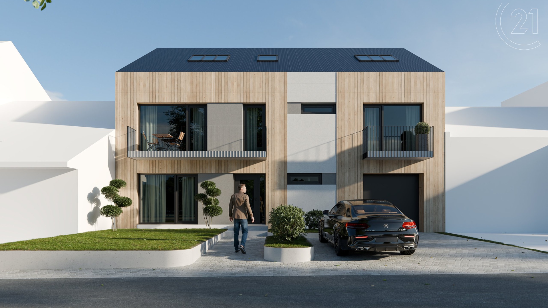 Krásný, nový byt 3+kk s terasou, balkonem a parkovacím stáním v novostavbě v Olomouci-Nemilanech