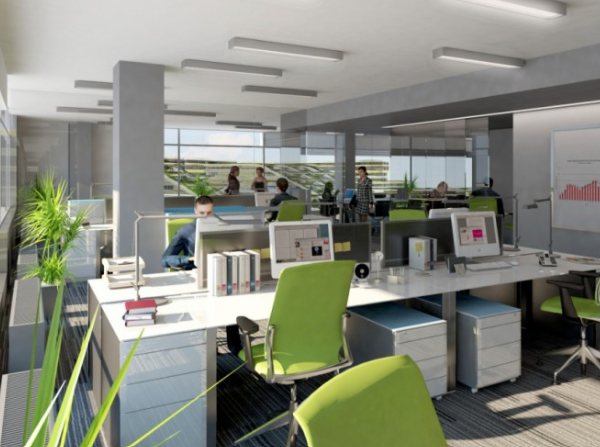 Moderní kancelářské prostory v administrativním komplexu jednotky 521m2 a 490m2