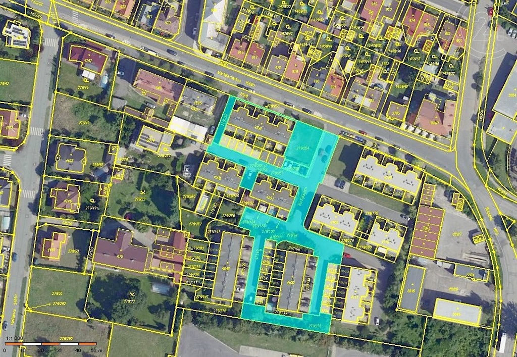 Prodej pozemků o výměře 2 883 m², Nymburk