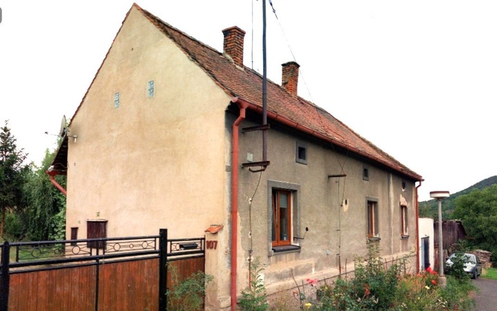 Prodej, Pozemek 1466 m² a zděný Rodinný dům 150m², Domoušice – Solopysky