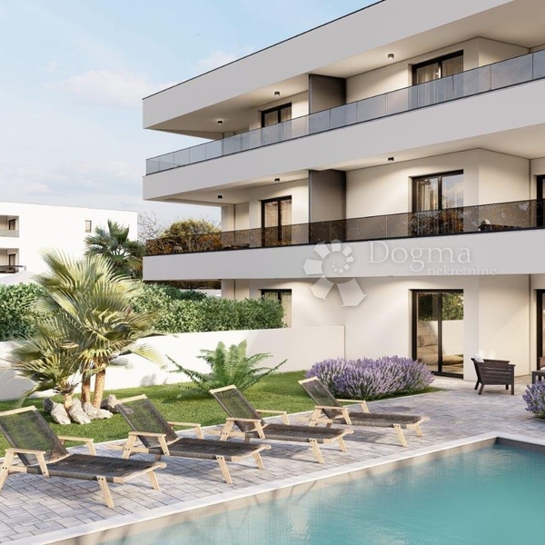 Prodej nového apartmánu 80 m² se zakrytou terasou v Malinské na ostrově Krk