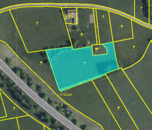 Prodej pozemky - trvalý travní porost, 5 046 m² - Vamberk