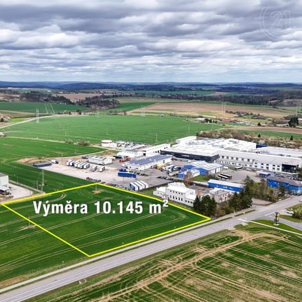 Prodej pozemku pro komerční výstavbu, 10 145 m² - Velká Bíteš