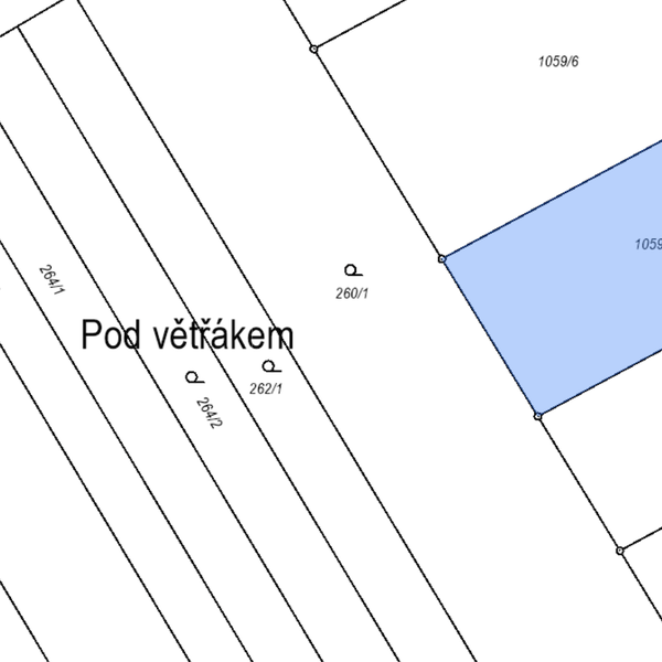 Prodej pozemku pro výstavbu RD - 1 385 m² - Kroměříž - Bílany