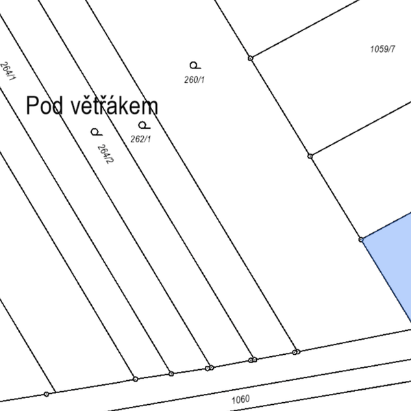 Prodej pozemku pro výstavbu RD - 1 285 m² - Kroměříž - Bílany