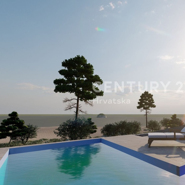 Prodej rodinného domu (107 m²) s bazénem a nádherným výhledem na moře - Primošten, Dalmácie, Chorvatsko