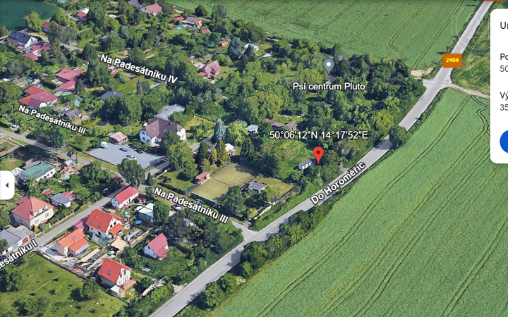 Prodej komerčního pozemku o velikosti 934 m², Praha-Liboc