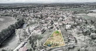 Prodej stavebního pozemku 2 179 m², Hradištko – Kersko