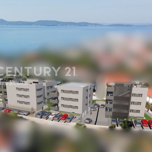 Prodej přízemního bytu v novostavbě 69 m²  přímo u moře - Sukošan, Chorvatsko
