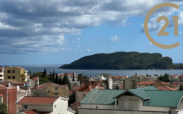 Prodej bytu 2+1 (48 m²) s nádherným výhledem na moře - Budva, Černá Hora