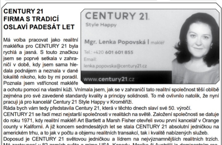 Century21 oslaví 50 let