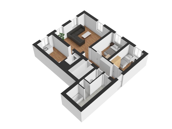 Každá nemovitost si žádá individuální přístup. 3D půdorys je skvělou volbou u domů či bytů.