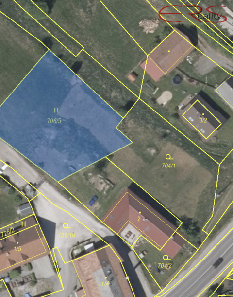 Pozemek pro bydlení (1155 m²), Nová Paka - Vrchovina