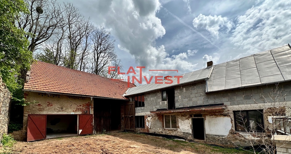 Prodej rodinného domu se stodolou v rekonstrukci, Kamenné Mosty, Žleby