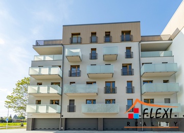 Pronájem bytu 2+kk  s balkónem, 70 m² a parkovacím stáním v novostavbě, Slezská Ostrava, ul. Keltičkova