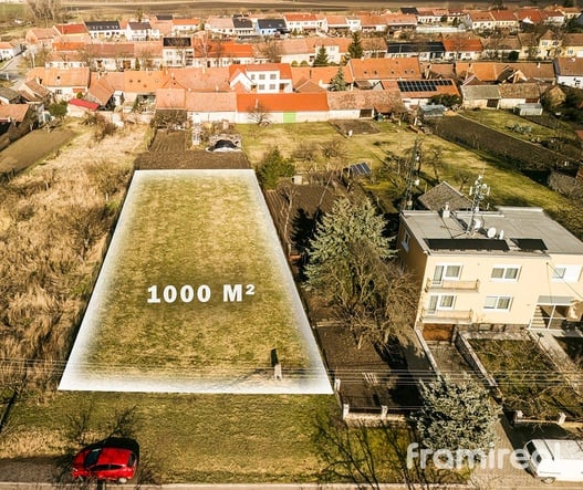 Prodej pozemky pro bydlení, 1 000 m² - Těšany
