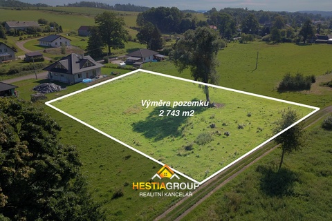 Pozemky pro bydlení, 2 743 m², Ostrov
