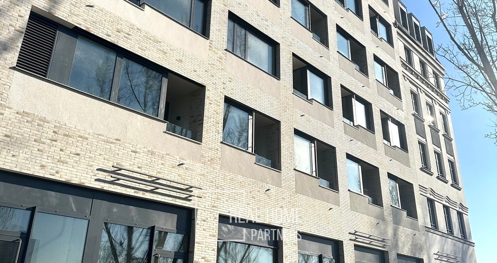 Prodej novostavba cihlový byt 1+kk 34 m2 s balkónem, garážové stání, U Vaňkovky, Brno - střed