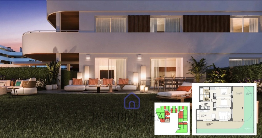 Apartmán 2+kk s velkou terasou a zahradou (F5) – Torrox Costa - Dokončení: 4. čtvrtletí 2027