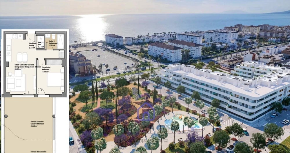 Apartmán 1+kk s terasou a zahradou – Torrox Costa (D2)