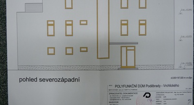 Projekt polyfunkčního domu v Poděbradech