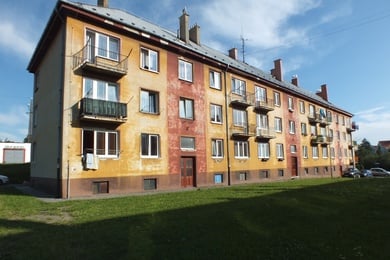 Prodej cihlové bytové jednotky o dispozici 3+1,64 m² v centru města Krnova na ulici Vodní, Ev.č.: 00006