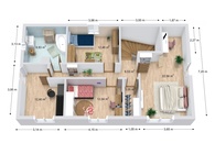 Floorplan letterhead - 2903 - 2. Floor - 3D Floor Plan