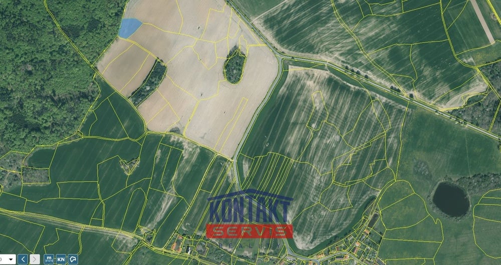 Zemědělský pozemek v katastrálním území Vísky