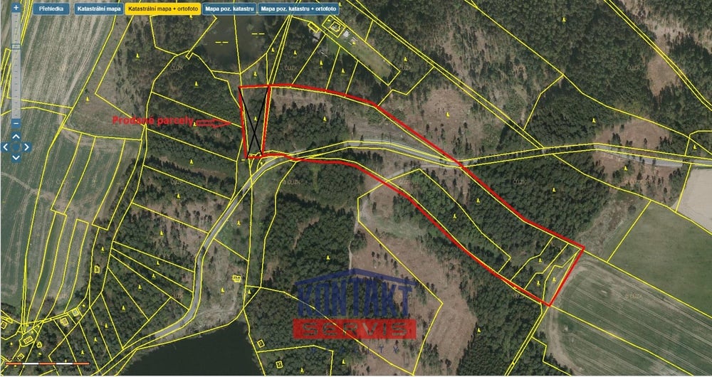 Prodej investičních lesních pozemků u Vlčic