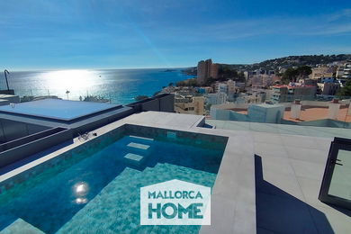 PRODEJ. Luxusní penthouse 4+kk. Soukromý bazén, parking. Cala Major, Palma de Mallorca, Ev.č.: BP-MA0723