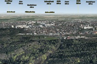 Okolí domu 3D mapa
