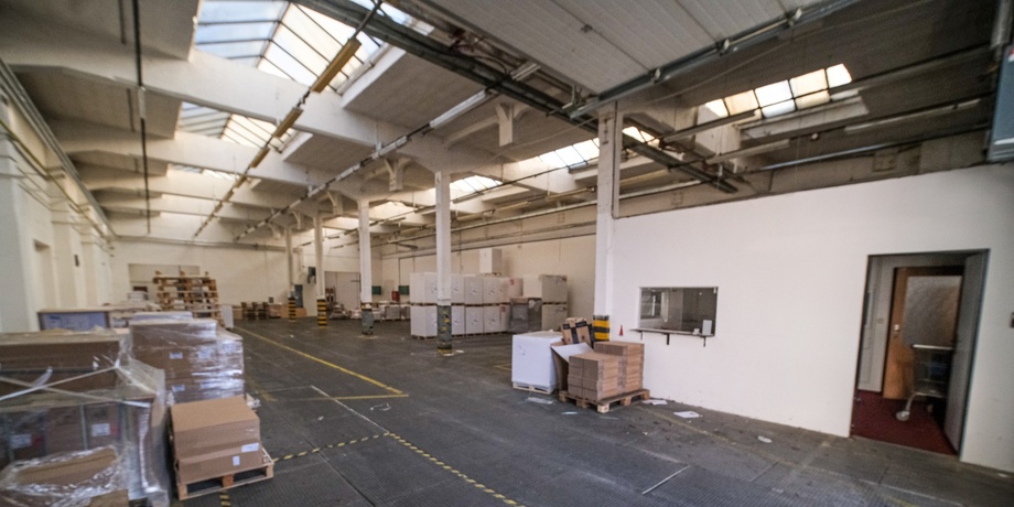Lease of warehouse space with an area of ​​926 m² on Valchařská Street