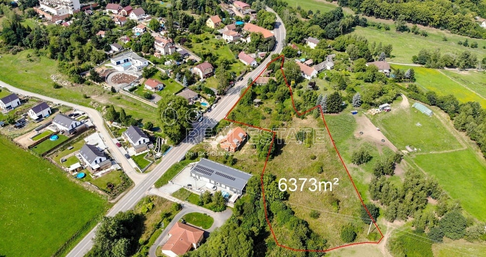 Prodej, Pozemky pro bydlení, 6 373 m² - Kamenice - Ládví