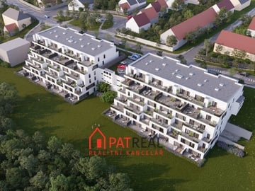 Bytová jednotka 2+kk, 86.15m² s terasou - U HLUBOČKU vila domy Kníničky