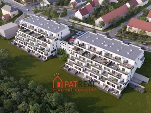 Bytová jednotka 3+kk, 80.90m² se dvěma terasami - U HLUBOČKU vila domy Kníničky