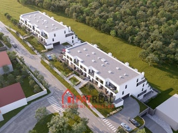 Bytová jednotka 2+kk, 56.03m² s terasou - U HLUBOČKU vila domy Kníničky