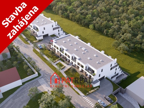 Bytová jednotka 2+kk, 59.39m² s terasou - U HLUBOČKU vila domy Kníničky