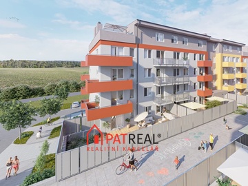 Bytová jednotka 3+kk, 75.10m² s terasou a balkonem - bytový komplex POD CHVALOVKOU - B