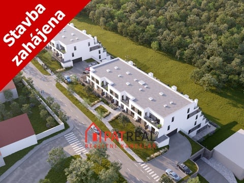 Bytová jednotka 2+kk, 48.14m² s terasou - U HLUBOČKU vila domy Kníničky