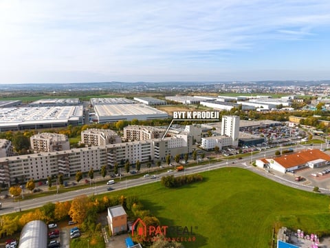 Moderní byt 2+kk s terasou a zahrádkou – Brno-Slatina, ul. Řípská