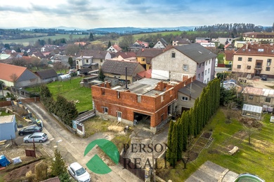 Prodej rozestavěného rodinného domu na pozemku 547 m2, Divišov, Ev.č.: 01283
