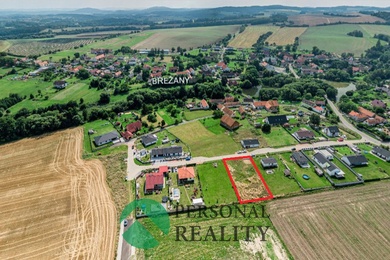 Prodej stavebního pozemku pro bydlení včetně projektu RD a stavebního povolení, 982 m² - Lešany - Břežany, Ev.č.: 01341