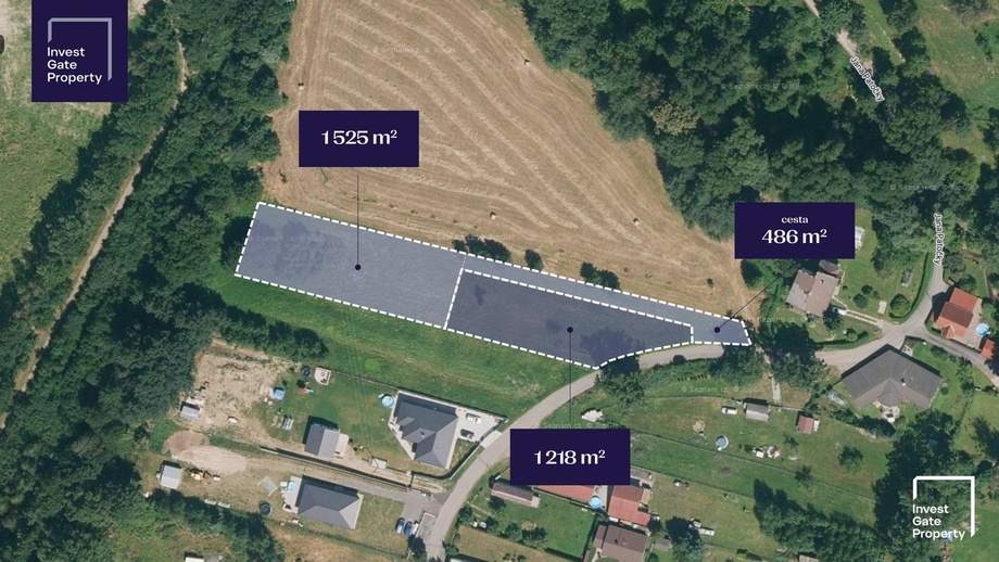 Prodej pozemky pro bydlení, 1 218 m² - České Budějovice