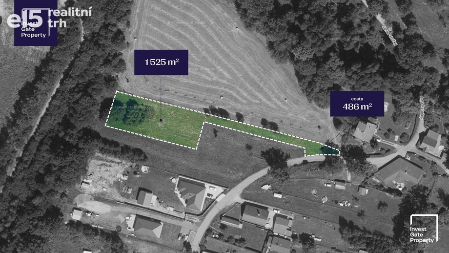 Prodej pozemky pro bydlení, 1 525 m² - České Budějovice