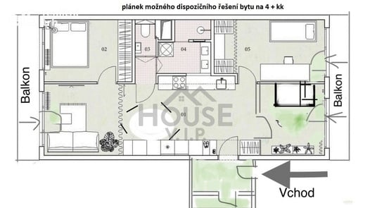 Prodej byty 3+1, 78 m2 + 2 lodžie a sklep, Praha 10 - Malešice.