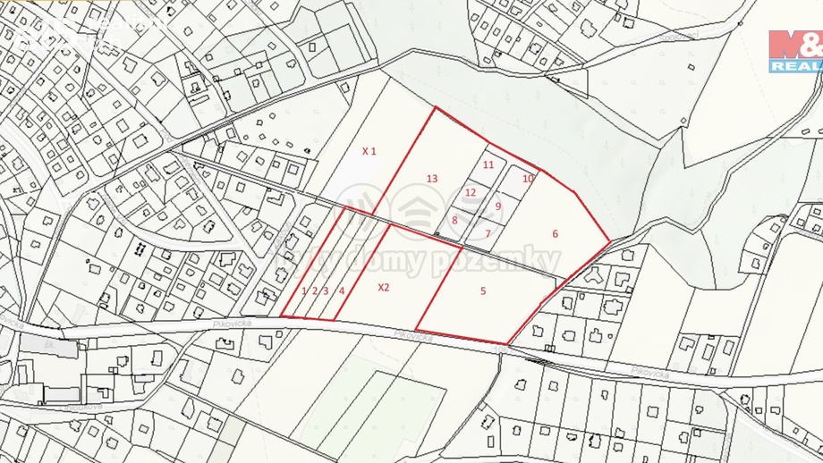 Prodej pozemky pro bydlení, 10 084 m² - Hradištko