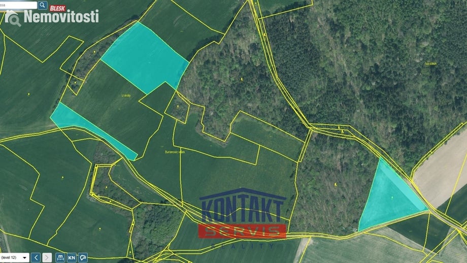 Prodej pole 41 005 m², Příkosice