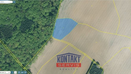 Prodej pole 3 363 m², Vísky