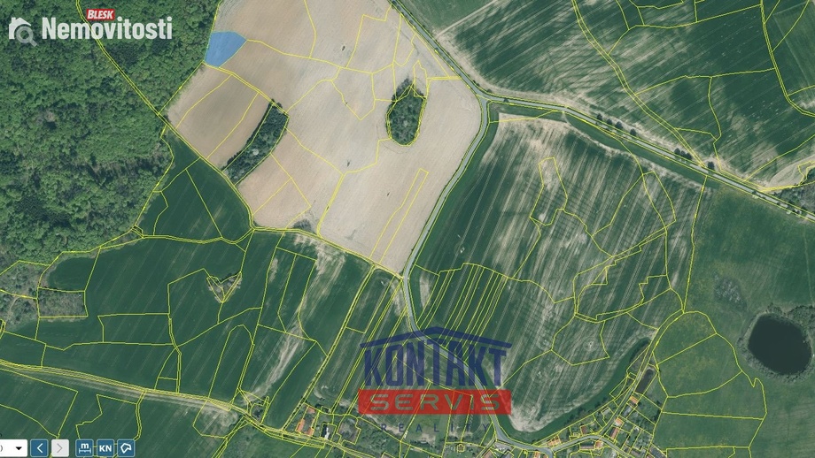 Prodej pole 3 363 m², Vísky