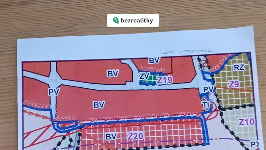 Prodej pozemky pro bydlení, 7 547 m² - Lom u Tachova